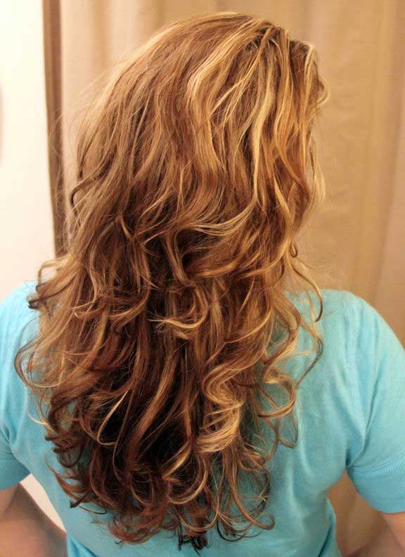 Long and frizzy hair
