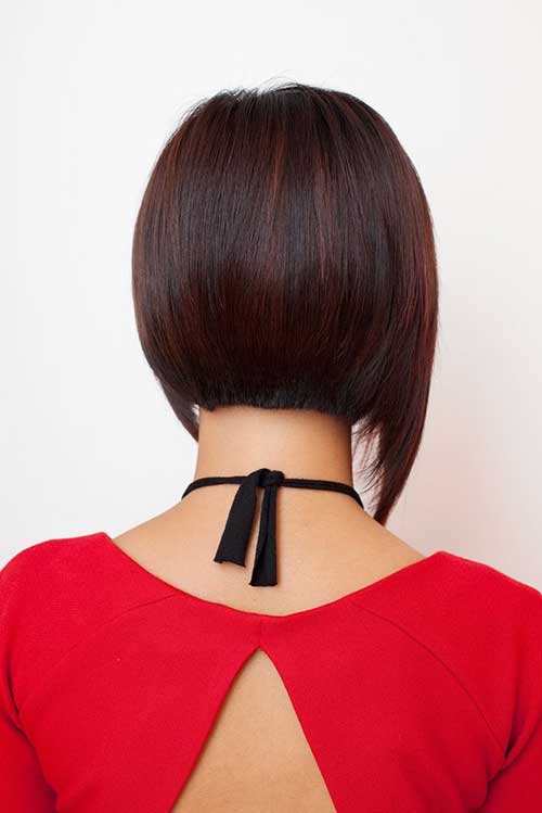 Chinese Straight Bob Back View