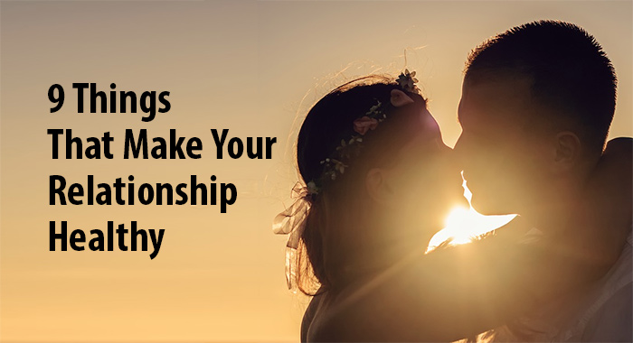 your relationship healthy