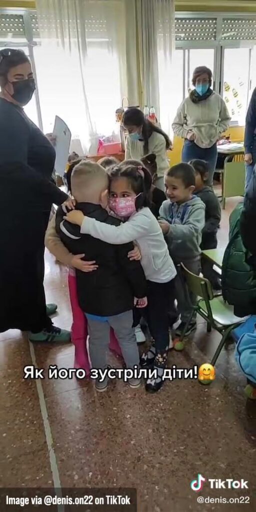 Ukrainian Boy Hug