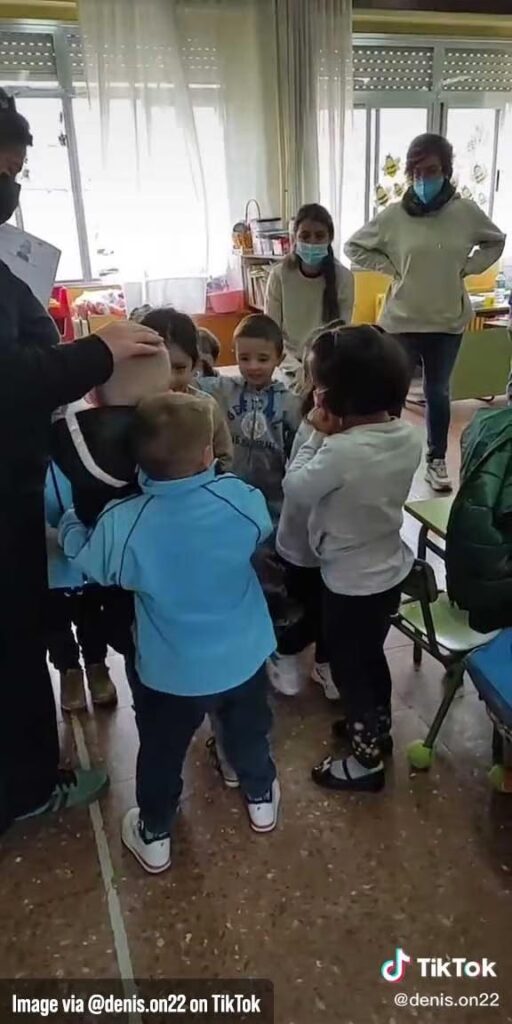 Ukrainian Boy With Classmates