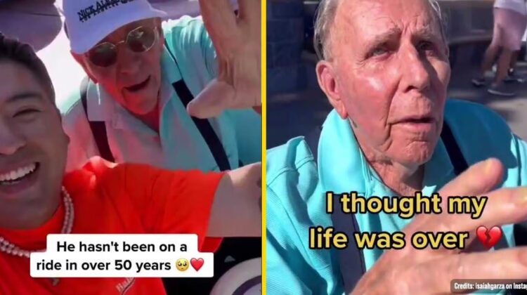 An influencer Took a 100-year-old man on a surprising trip
