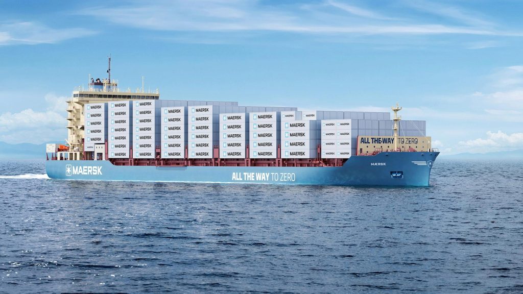 Maersk has Launched First Green Methanol-Powered Containership